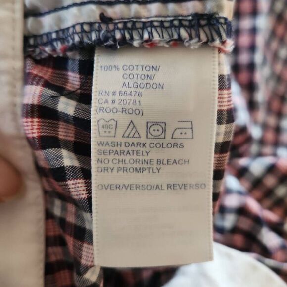 Tommy Hilfiger Ladies Size 8 Red Black Check Capri Slacks - Picture 5 of 5